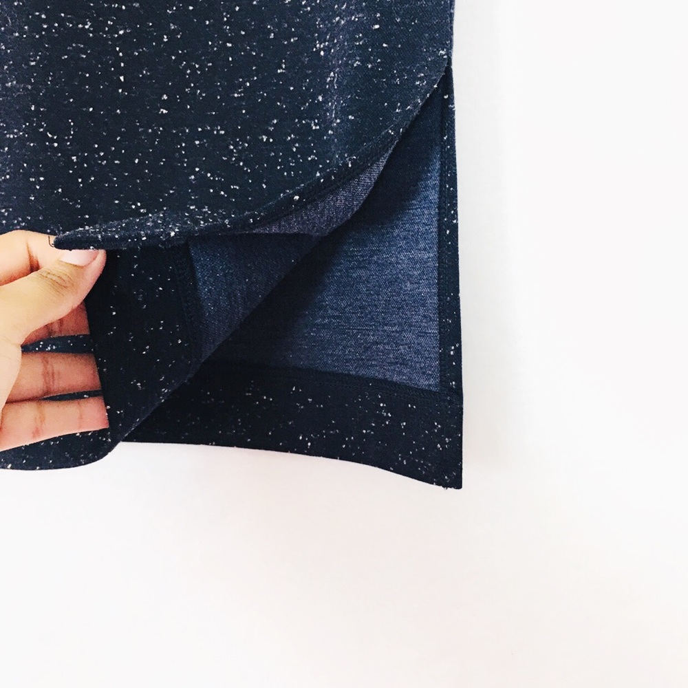 Madewell Column Side Slits Skirt In Speckle Size S - Picture 5 of 8